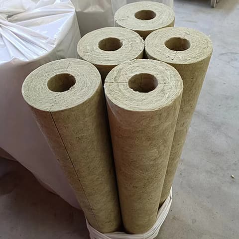 Instalar tubos de lana de roca