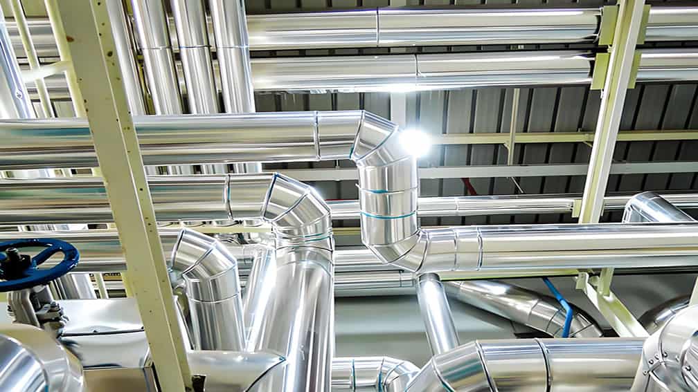 ʻO ka hoʻopaʻapaʻaʻana o waho e like me ka boiler, turbine, duct a me ka piping, e nānā ana