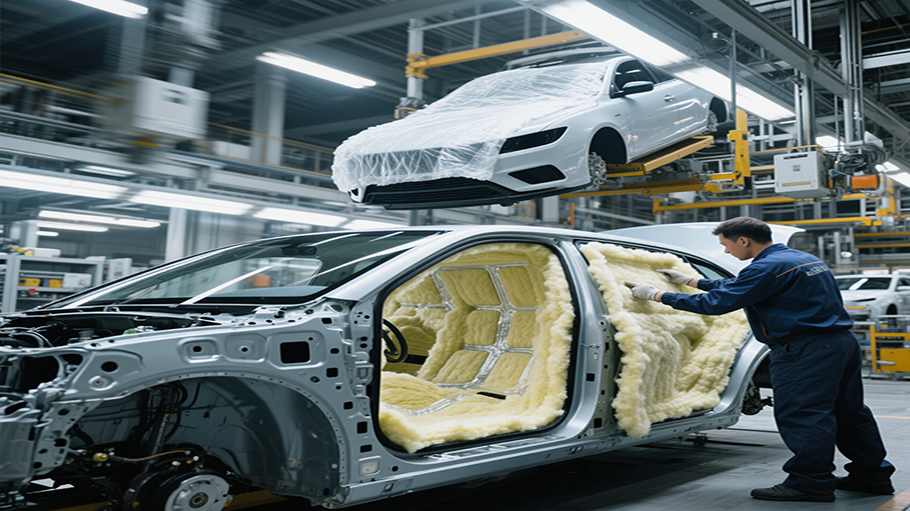 Installed in vehicles to insulate engines, reduce noise inside the cabin, and improve fuel efficiency.