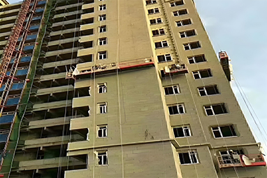 Building exterior wall insulation