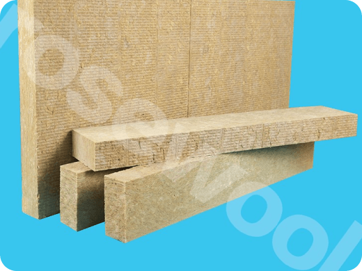 hydrofobe steenwolplaat van staalgaas