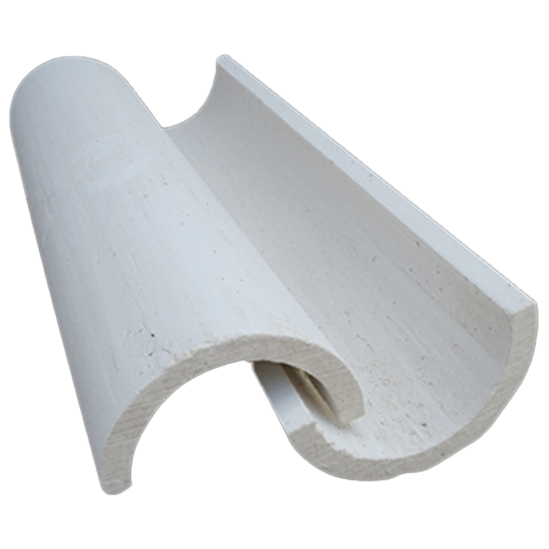 Non asbestos calcium silicate pipe shell 